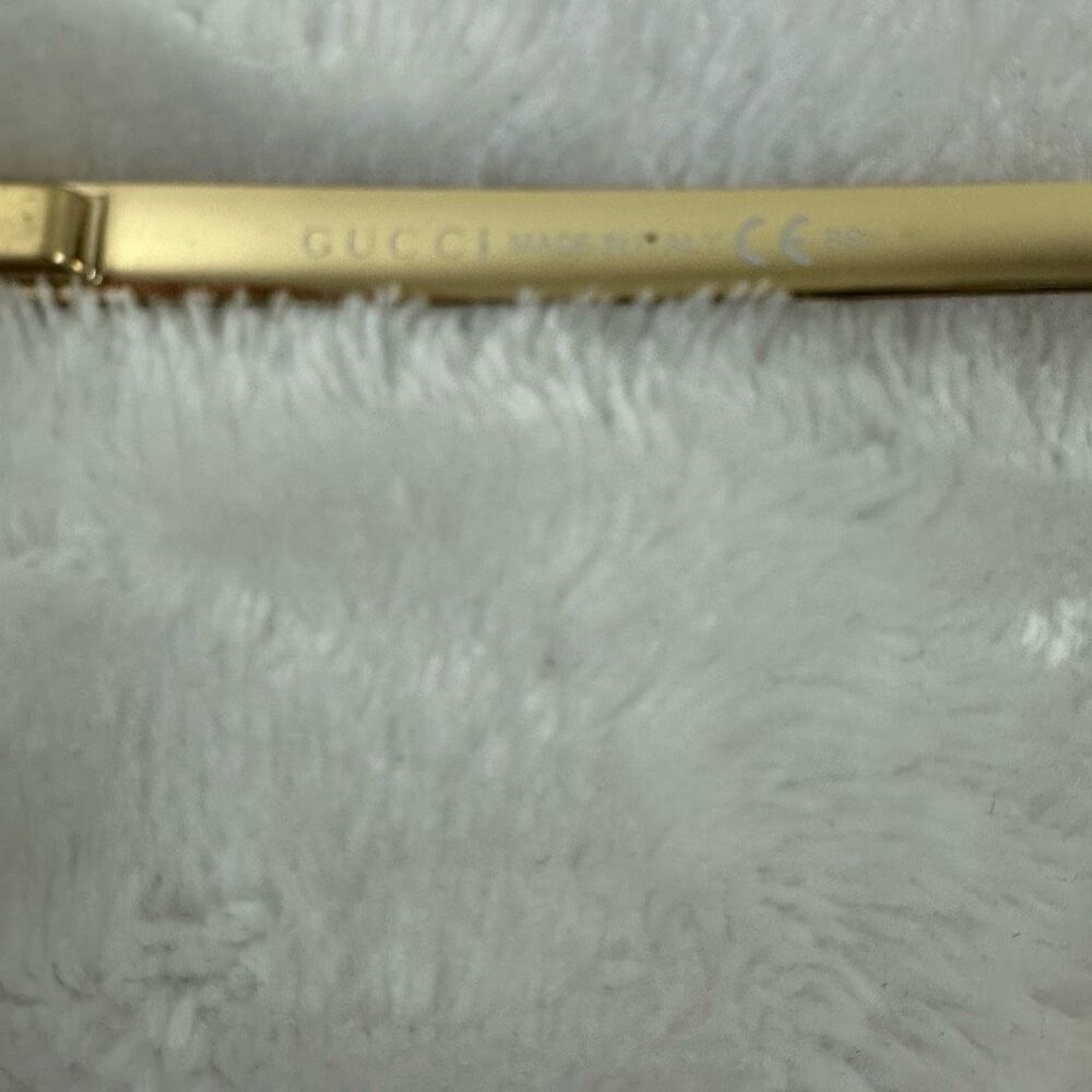 Gucci Women's Eyeglass Frames Style 3678 Rectangular Frame Black Silver Large Lu - Picture 4 of 9